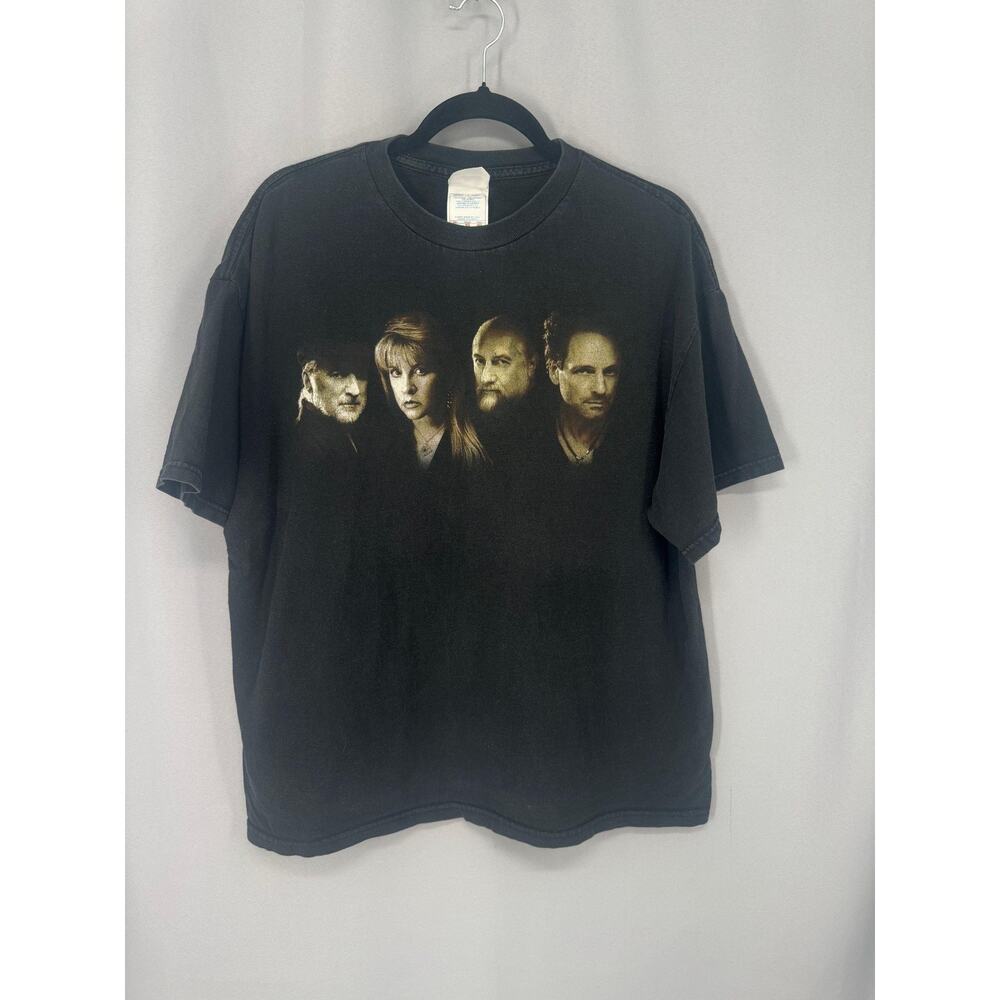 Vintage Fleetwood Mac Tennessee River Shirt Mens XL Black In Concert 2003 Tour